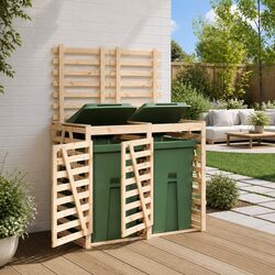 Practical Double Wheelie Bin Storage for Your Home