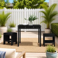 Versatile 3-Piece Bistro Set for Outdoor Spaces