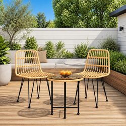 3-Piece Patio Dining Set for Outdoor Use