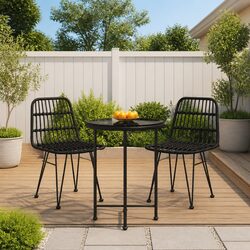 Practical 3-Piece Garden Dining Set for Outdoor Living