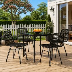 Practical 5 Piece Outdoor Dining Set for Any Patio