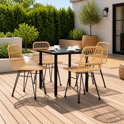5 Piece Outdoor Dining Set for Practical Entertaining