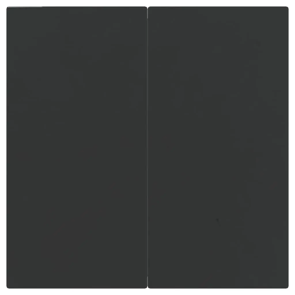 5 Piece Outdoor Dining Set PE Rattan Steel Frame Tempered Glass Table Black