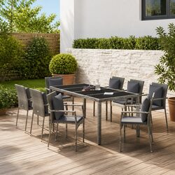 9 Piece Garden Dining Set for Entertaining