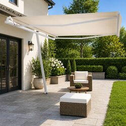 Practical Awning Post Set for Balconies and Gardens