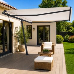 Practical Awning Post Set for Balconies and Gardens