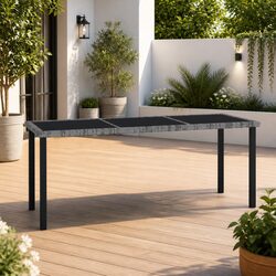 Versatile Grey Dining Table for Your Outdoor Needs