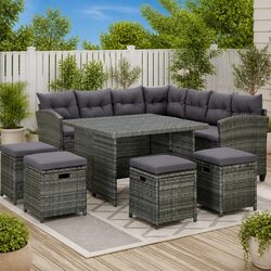 Versatile 6-Piece Outdoor Lounge Set for Relaxation