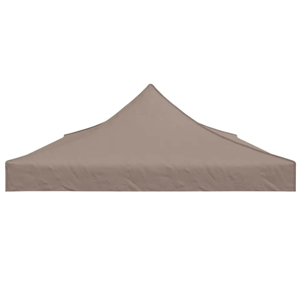 Party Tent Roof Oxford Fabric 6x3m Taupe Outdoor Canopy Top Replacement Cover