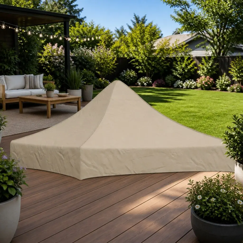 Beige Canopy Top for 2x2m Party Tent Frames