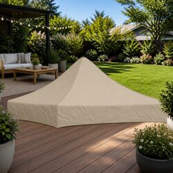 Practical Beige Canopy Top for 2x2m Party Tent Frames