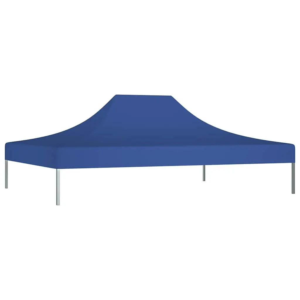 Party Tent Roof Oxford Fabric 4.5x3m Blue Canopy Top Replacement