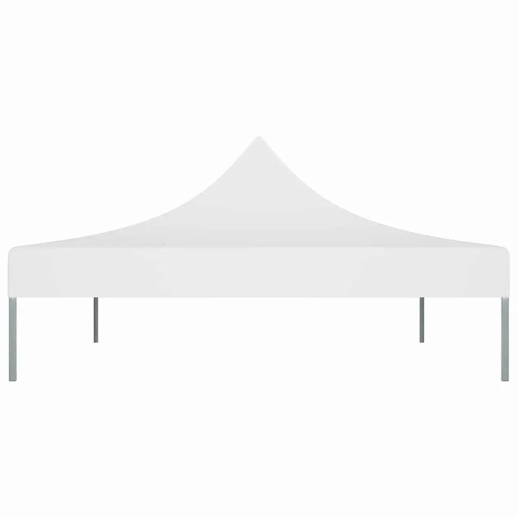 Party Tent Roof Replacement Canopy Top Oxford Fabric 4.5x3 m White Outdoor