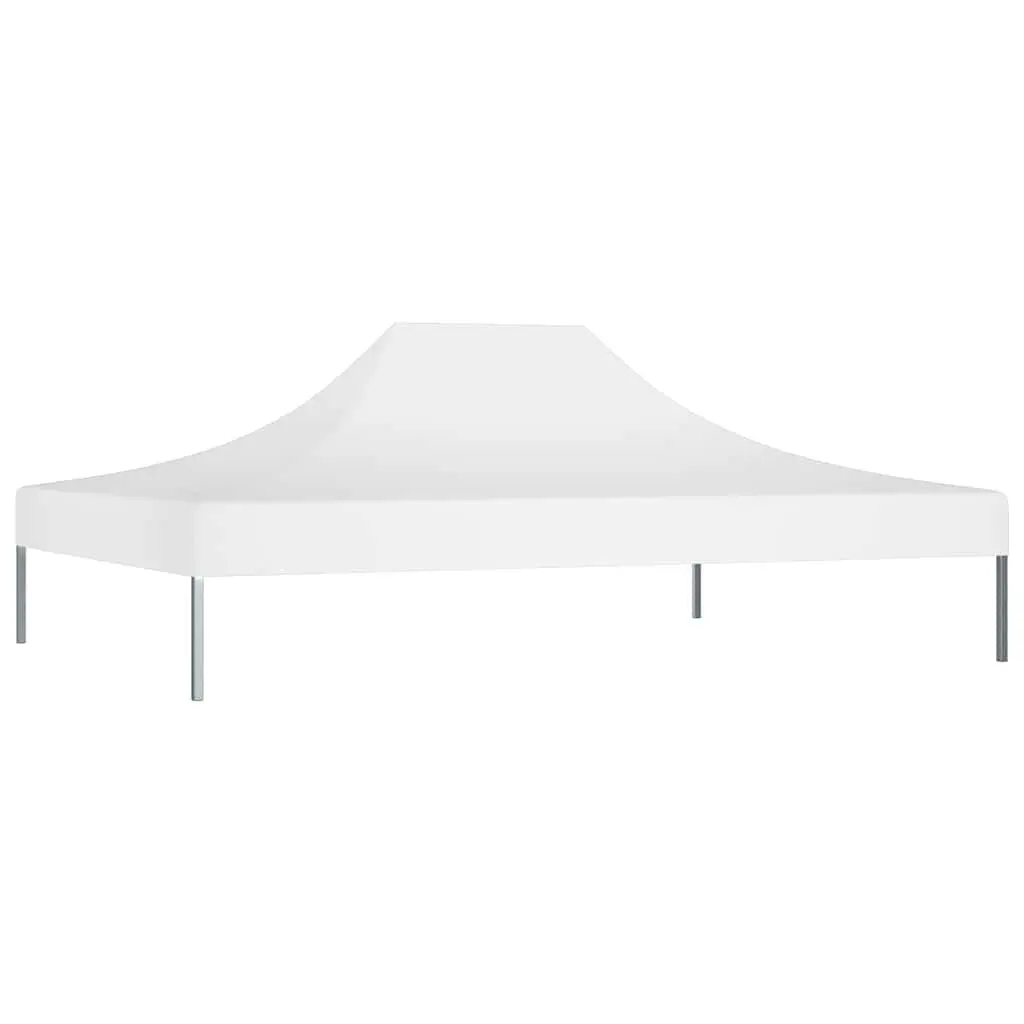 Party Tent Roof Replacement Canopy Top Oxford Fabric 4.5x3 m White Outdoor