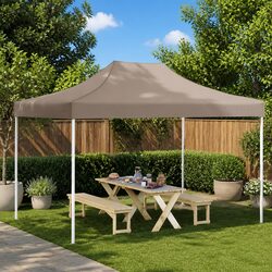 Practical 4.5x3 m Taupe Roof for Outdoor Gatherings