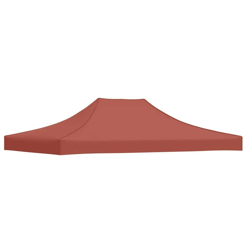 Party Tent Roof Replacement Canopy Top 4.5x3m Brown Oxford Fabric