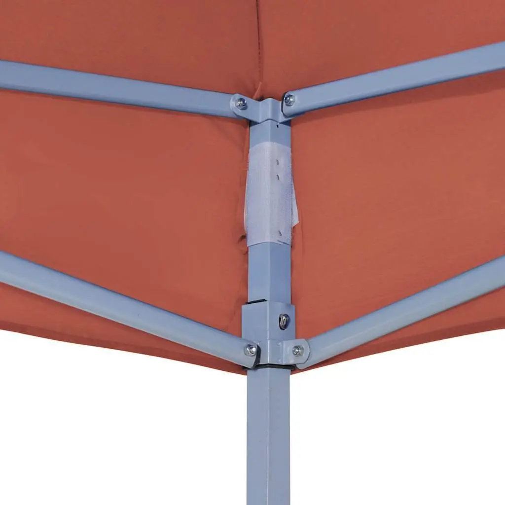 Party Tent Roof Replacement Canopy Top 4.5x3m Brown Oxford Fabric
