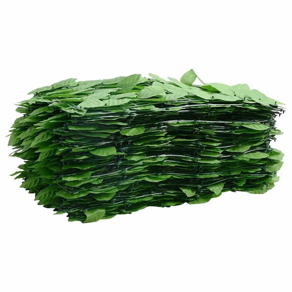 Balcony Privacy Screen Green Leaves Outdoor Garden Terrace Fence Sunshade