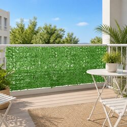 Practical Green Leaf Privacy Screen for Garden and Balcony Use