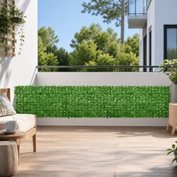 Practical Green Leaves Privacy Screen for Balconies and Gardens 600x100cm