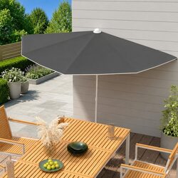 Practical Half Round Garden Parasol for Your Outdoors