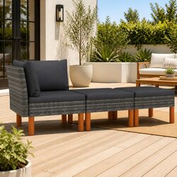 Practical 3 Piece Outdoor Lounge Set for Your Garden