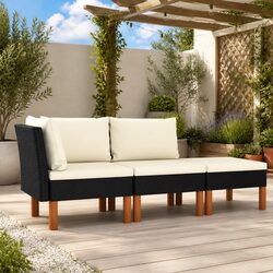 Practical 3 Piece Lounge Set for Your Patio or Garden