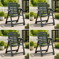 Versatile Green Patio Chairs Set of 4 for Your Home