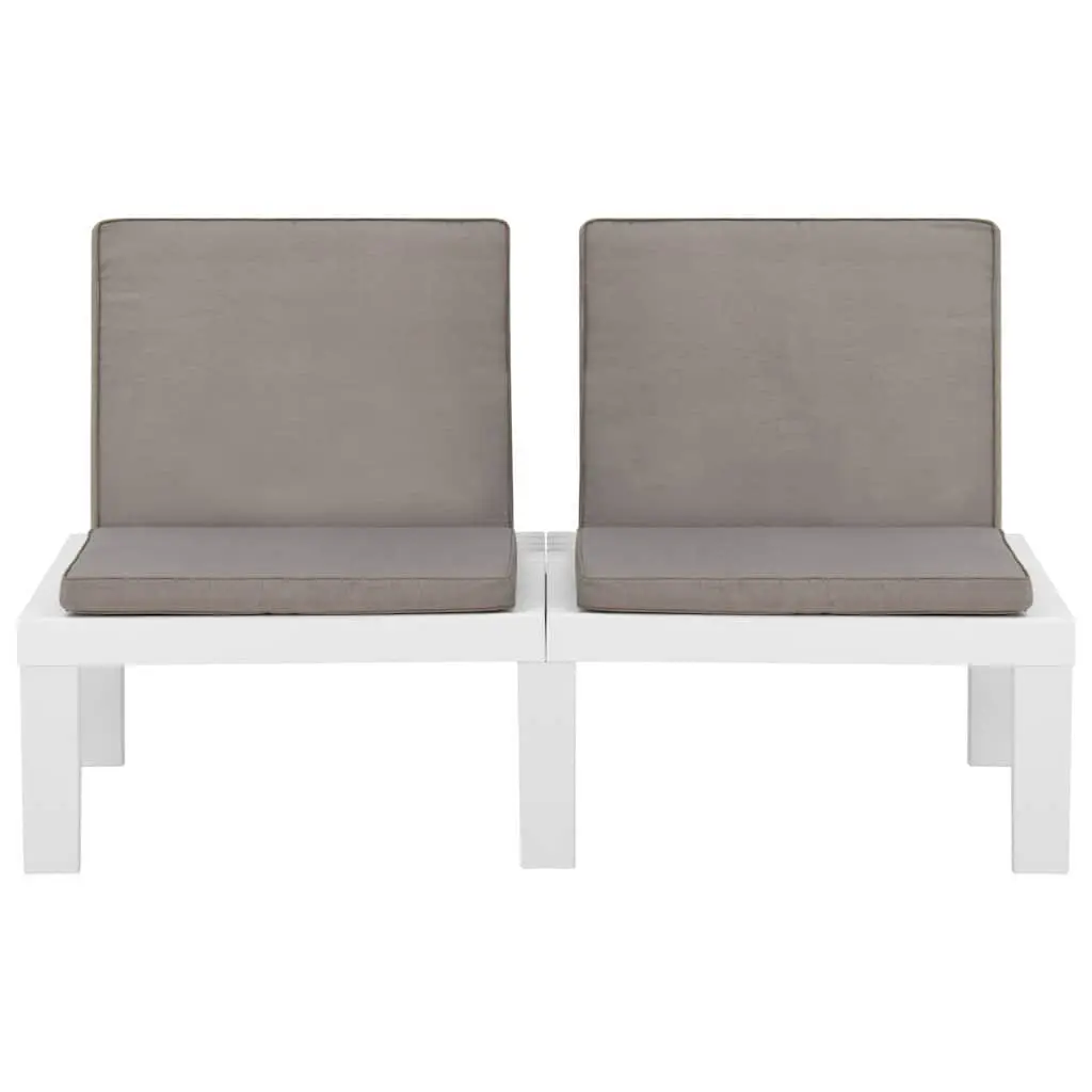 2 Piece Garden Lounge Set with Cushions