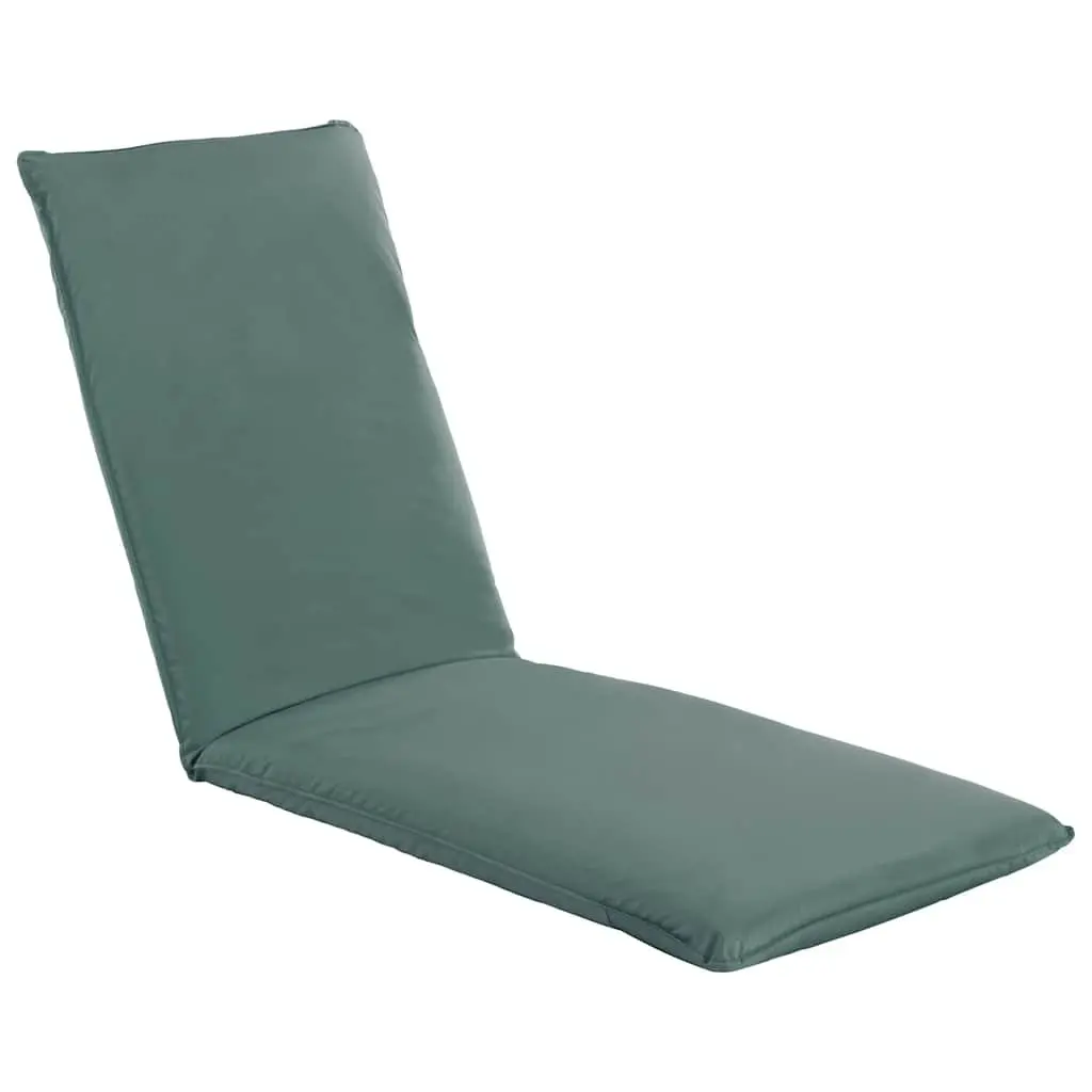 Foldable Sunlounger Steel 5-Level Adjustable Grey Outdoor Garden Beach Lounge Chair