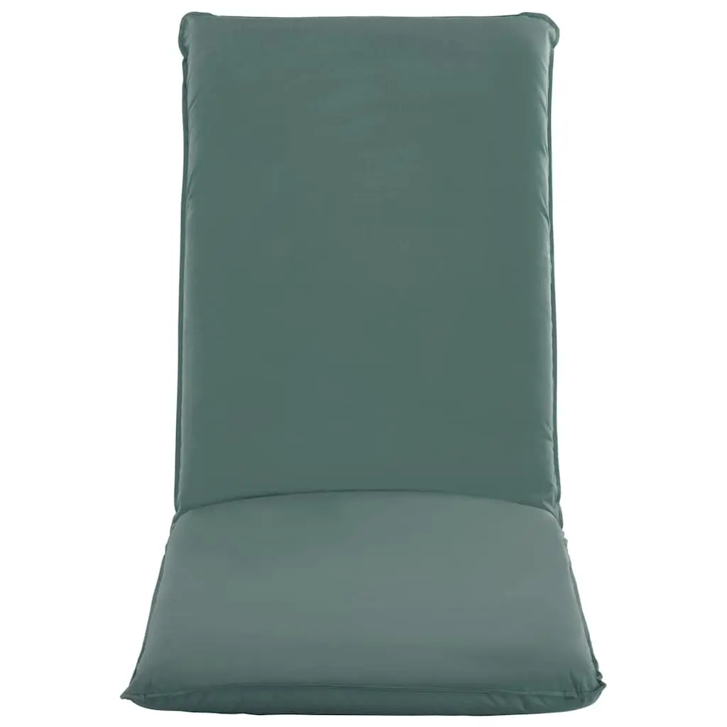 Foldable Sunlounger Steel 5-Level Adjustable Grey Outdoor Garden Beach Lounge Chair