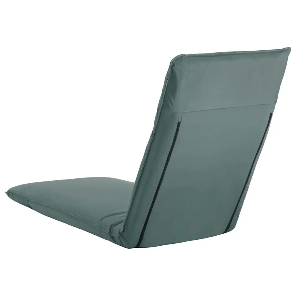 Foldable Sunlounger Steel 5-Level Adjustable Grey Outdoor Garden Beach Lounge Chair