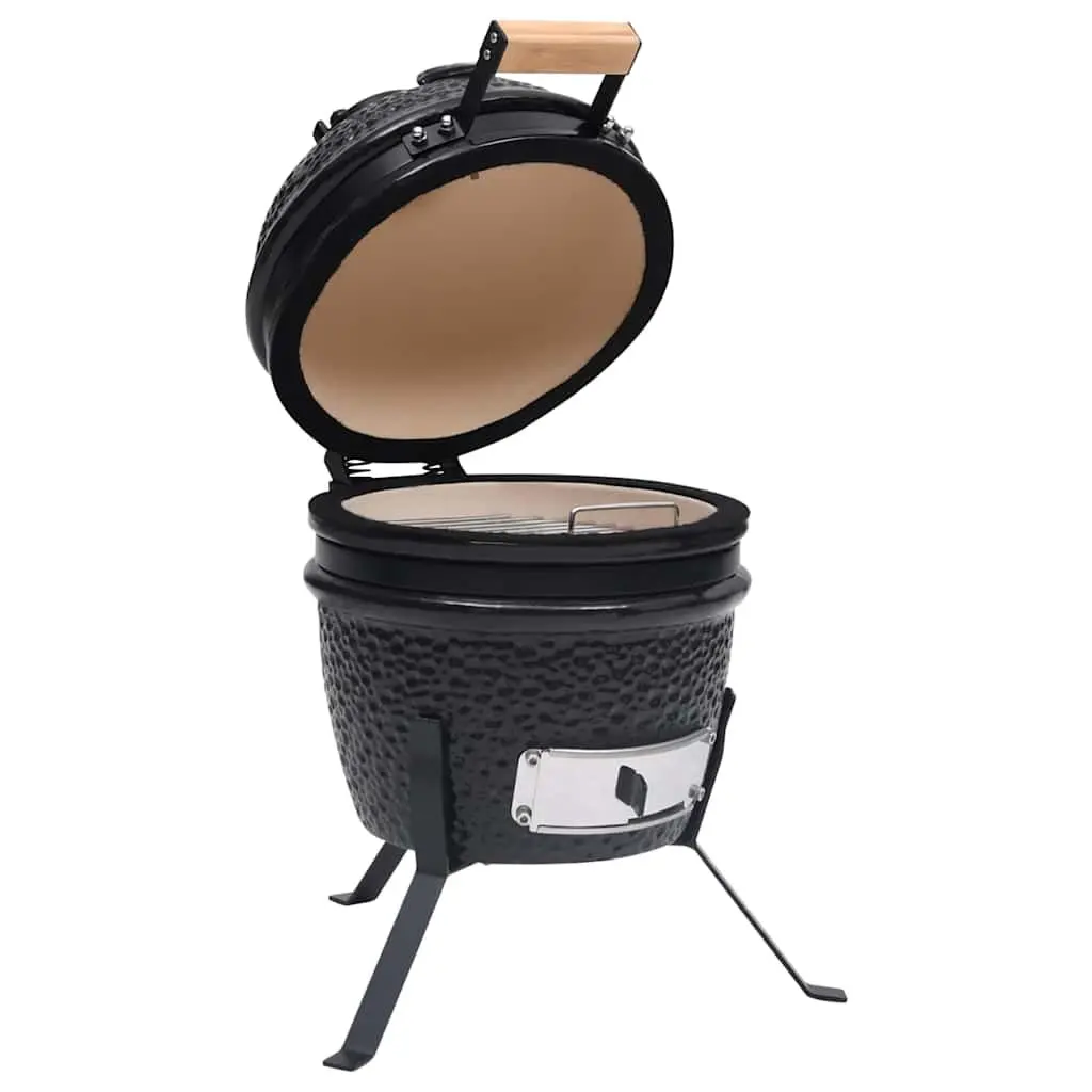 56cm Black Kamado Grill for Outdoor Cooking