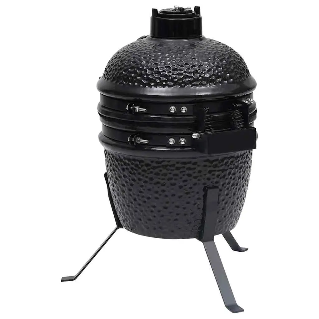 56cm Black Kamado Grill for Outdoor Cooking