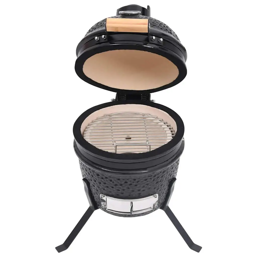 56cm Black Kamado Grill for Outdoor Cooking