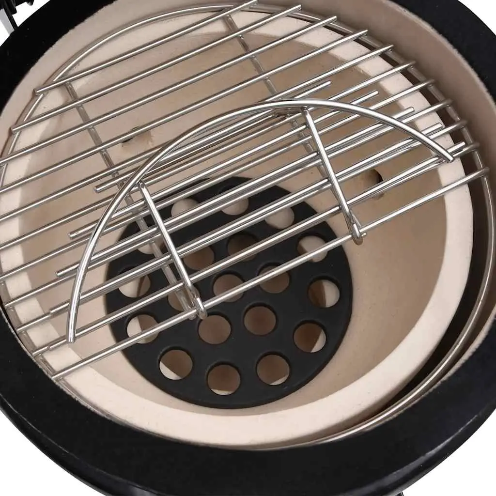 56cm Black Kamado Grill for Outdoor Cooking