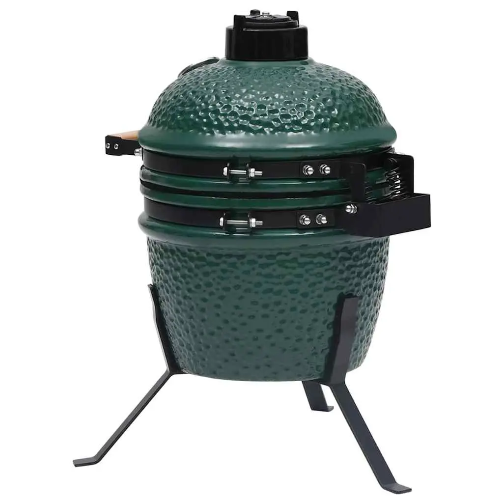 Kamado Barbecue Grill Smoker Ceramic 56cm Green