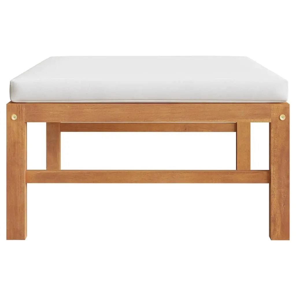 Teak Wood Footrest for Outdoor Settings