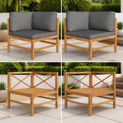 Comfortable Corner Sofa Set for Your Patio or Garden