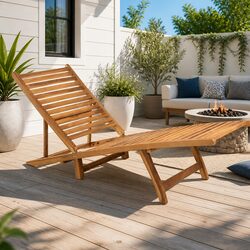 Versatile Sun Lounger for Gardens, Patios, and Pools
