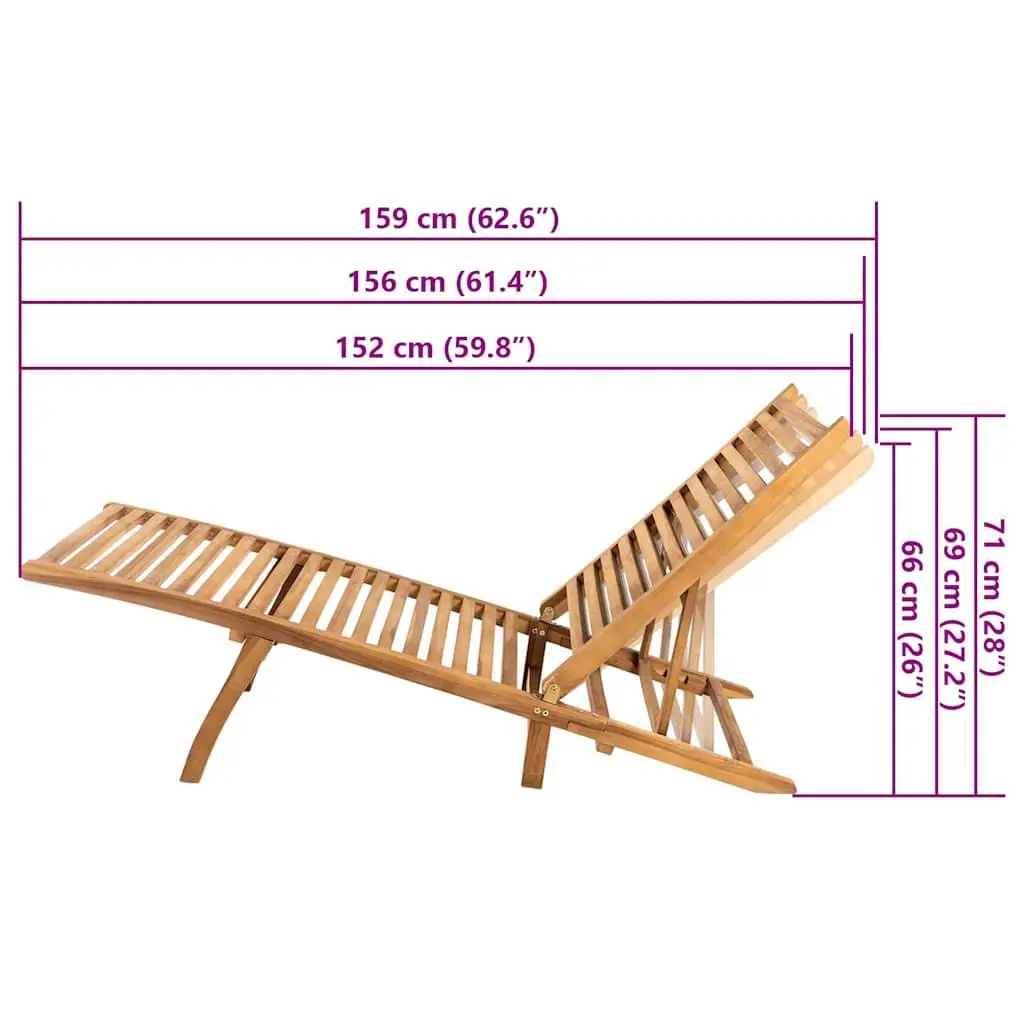 Sun Lounger for Gardens, Patios, and Pools