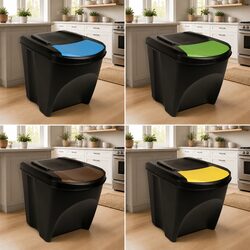 Practical Stackable Garbage Bins for Home and Office Use
