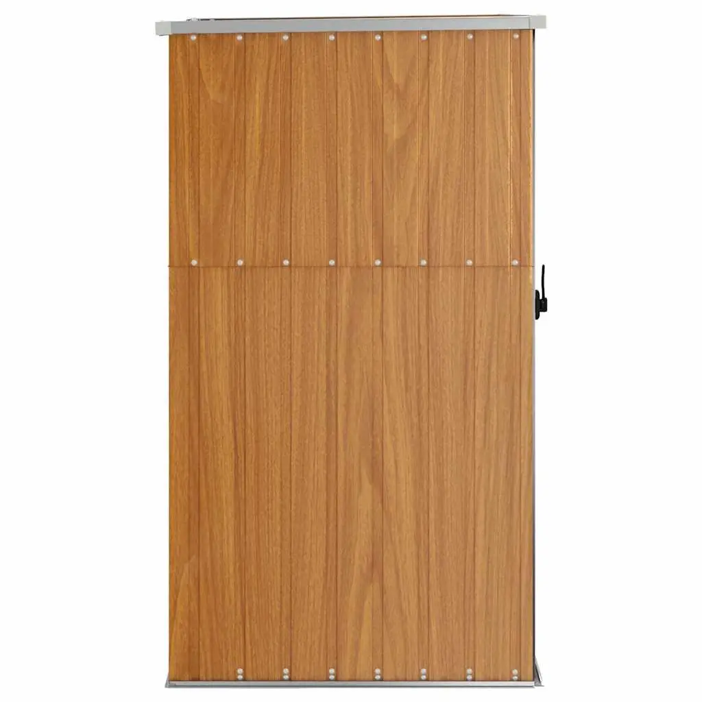 Brown Garden Tool Shed for Outdoor Use 88x89x161cm