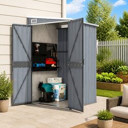 Wall-mounted Garden Shed for Practical Outdoor Storage