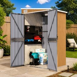 Practical Wall-mounted Shed for Outdoor Storage Needs