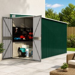 Functional Wall-Mounted Garden Shed - Perfect for Your Yard 118x382x178cm