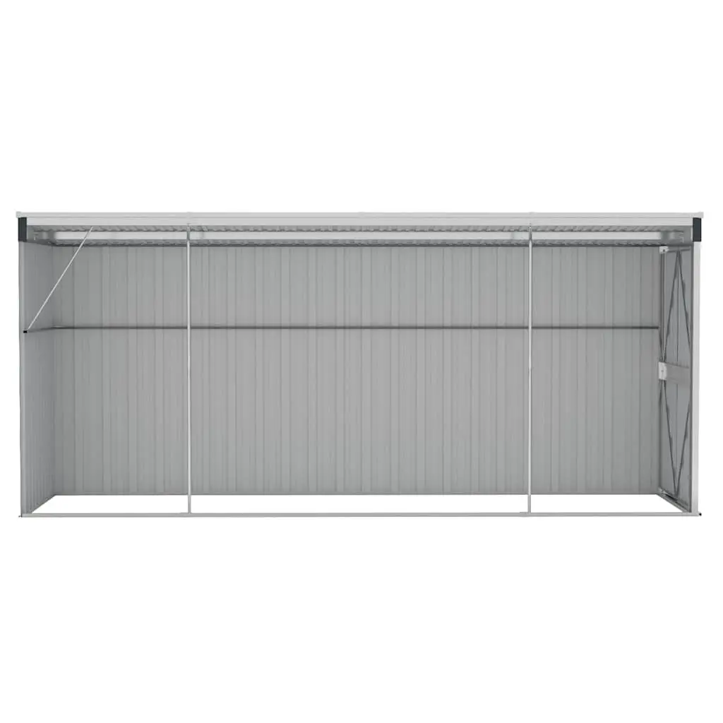 Wall-mounted Garden Shed Steel Anthracite Double Doors 118 x 178 x 382 cm