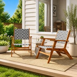 Practical Garden Chairs for Your Outdoor Space - 2 Pieces