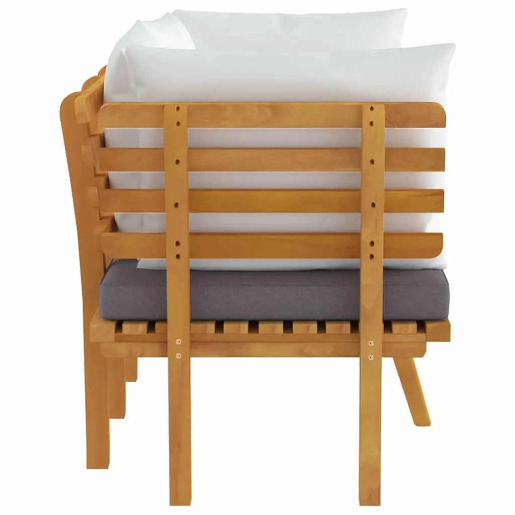 2-Seater Outdoor Sofa with Comfort Cushions