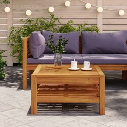Practical Outdoor Coffee Table 65x65x35cm for Patios and Gardens